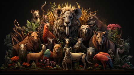 world day of wild fauna and flora 3th march Generative AIの素材