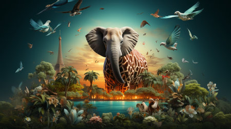 world day of wild fauna and flora 3th march Generative AIの素材