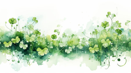 St Patricks Day a day of pride for Ireland 17th March Generative AIの素材