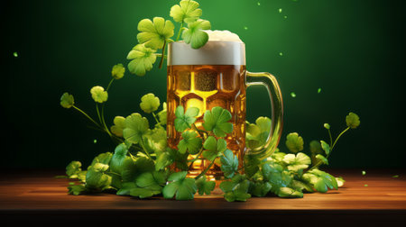 St Patricks Day a day of pride for Ireland 17th March Generative AIの素材