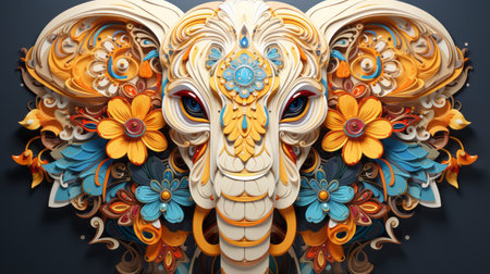 Thai Elephant Day 13th March Generative AIの素材