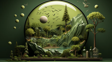 World Recycle Day 18th March Generative AIの素材
