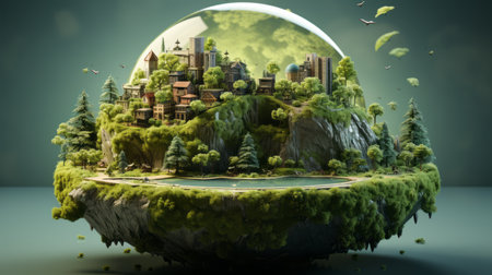 World Recycle Day 18th March Generative AIの素材