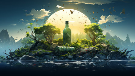 World Recycle Day 18th March Generative AIの素材