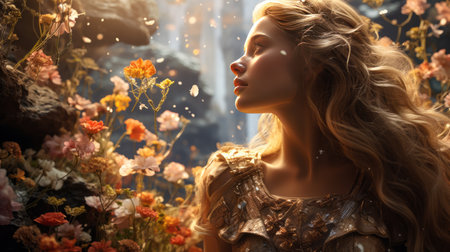 Spring Season March 21 June 20 Generative AI (の素材