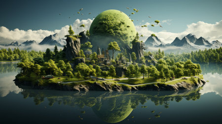 World Forest Day 21th March Generative AIの素材