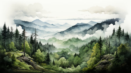 World Forest Day 21th March Generative AIの素材