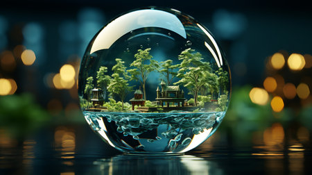 World Water Conservation Day 22th March Generative AIの素材