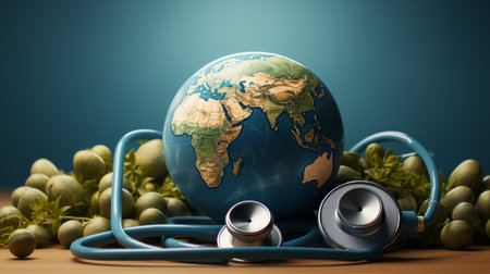 World Health Day 7th April Generative AIの素材