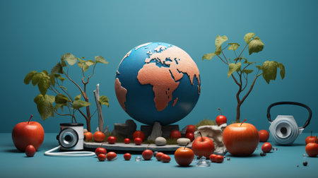 World Health Day 7th April Generative AIの素材