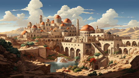 International Historic Sites Day 18th April Generative AIの素材