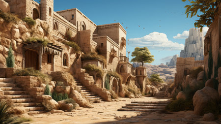 International Historic Sites Day 18th April Generative AIの素材