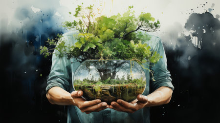 Protect Earth Day the importance of loving nature Generative AIの素材