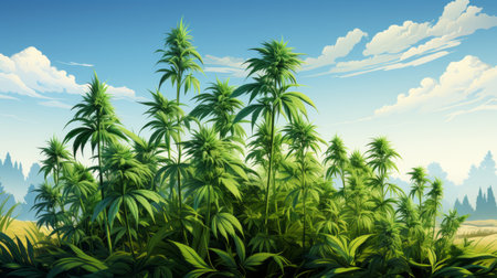 World Cannabis Day 20th April Generative AIの素材