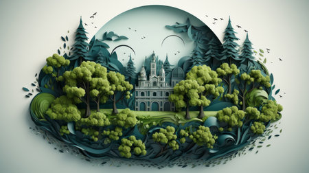 Protect Earth Day the importance of loving nature Generative AIの素材