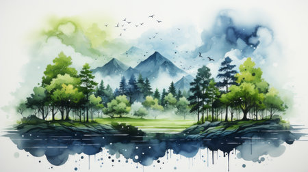 Protect Earth Day the importance of loving nature Generative AIの素材