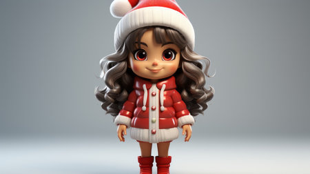 Merry Christmas Festival Cartoon style3D Generative AIの素材