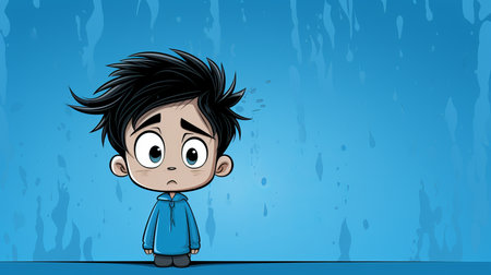 Blue Monday concept Januaryの素材