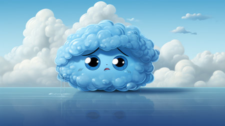 Blue Monday concept Januaryの素材