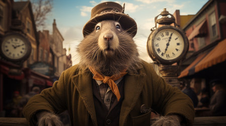 Groundhog Day, February 2の素材