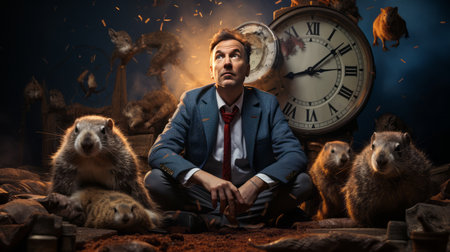 Groundhog Day, February 2の素材