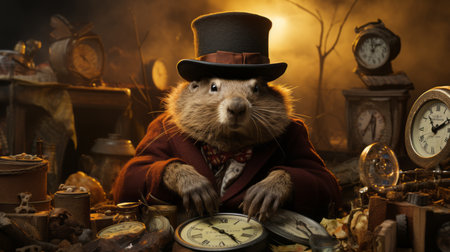 Groundhog Day, February 2の素材