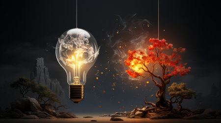 International Day of Light, 16 May cartoon style 3D Generative AIの素材