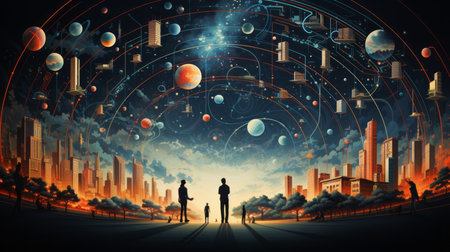 World Telecommunications and Information Society Day 17th May Generative AIの素材