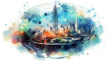 World Telecommunications and Information Society Day 17th May Generative AIの素材