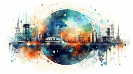 World Telecommunications and Information Society Day 17th May Generative AIの素材