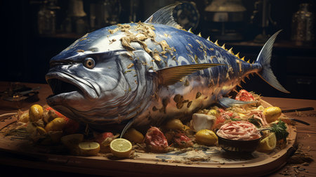 World Tuna Day 2th May Generative AIの素材