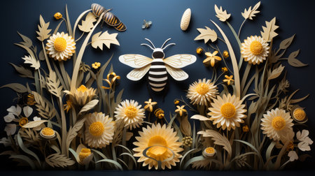 World Bee Day 20th May Generative AIの素材
