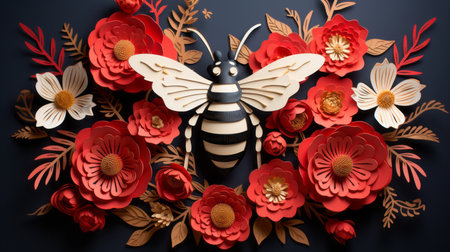 World Bee Day 20th May Generative AIの素材