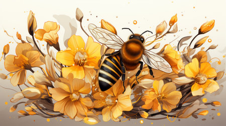 World Bee Day 20th May Generative AIの素材
