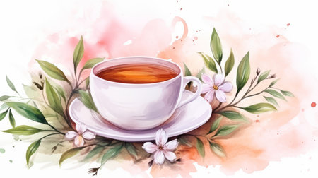 International Tea Day 21th May Generative AIの素材