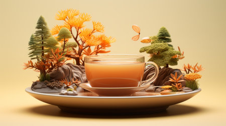 International Tea Day 21th May Generative AIの素材