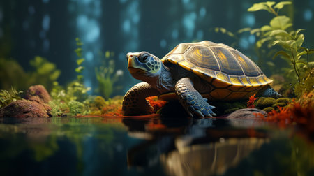 World Turtle Day 23th May Generative AIの素材
