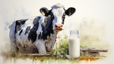 World Milk Day June 1 3D Generative AIの素材