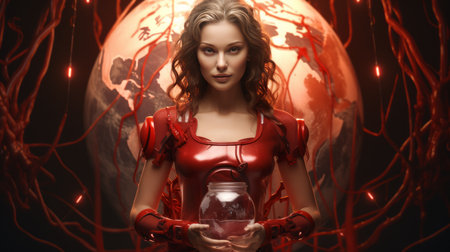 World Blood Donor Day June 14 Generative AIの素材