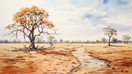 World Day Against Drought 17 June Generative AIの素材