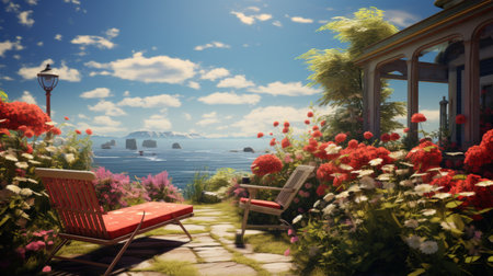 Summer the hottest season 21 June Generative AIの素材