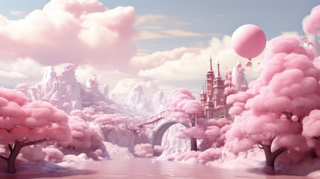 Pink Day June 23 3D Generative AIの素材