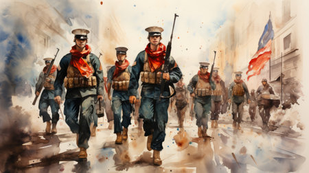 Marine Corps Day June 28 3D Generative AIの素材