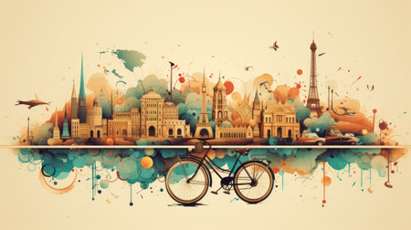 Bicycle World June 3 Generative AIの素材