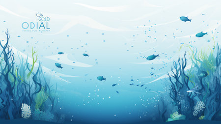 World Oceans Day June 8 3D Generative AIの素材