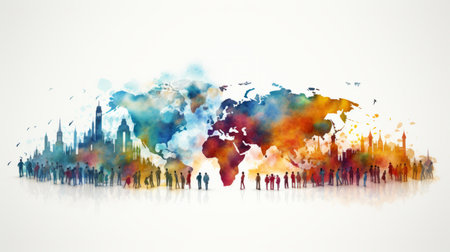 World Population Day July 11 Generative AIの素材