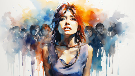 International Day Against Human Trafficking July 30th Generative AIの素材