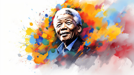 International Nelson Mandela Day, July 18, Generative AIの素材