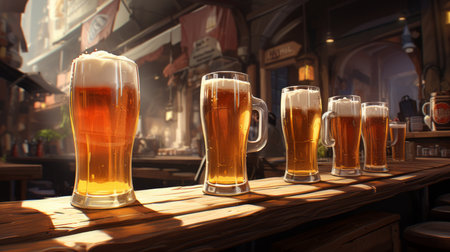 International Beer Day August 4 Generative AIの素材