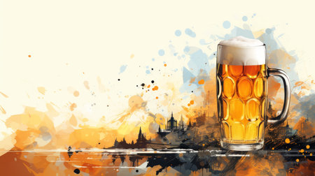 International Beer Day August 4 Generative AIの素材